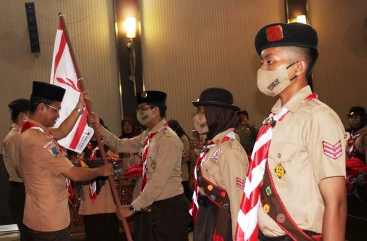 Wabup Batola Lepas Kontingen Jamnas XI di Cibubur