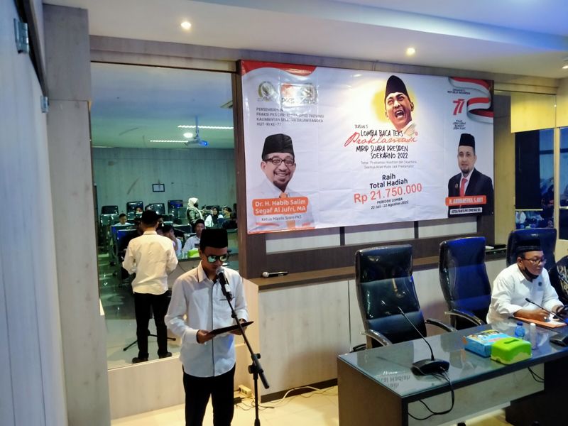 Fraksi PKS DPRD Kalsel Ajak Para Pemuda Menjadi Proklamator Masa Depan