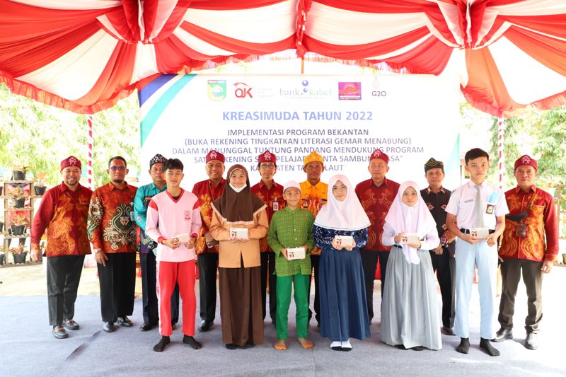 Meriahkan Kreasimuda 2022, Bank Kalsel & Pemkab Tala Implementasikan Program Bekantan