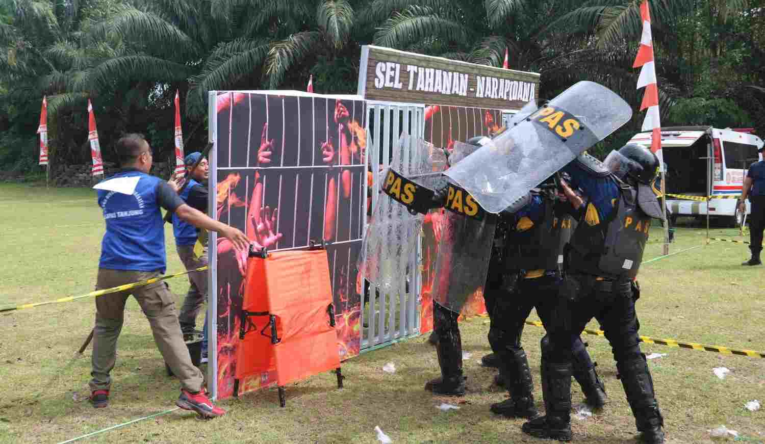Petugas Lapas se-Kalsel Uji Ketangkasan Pemasyarakatan