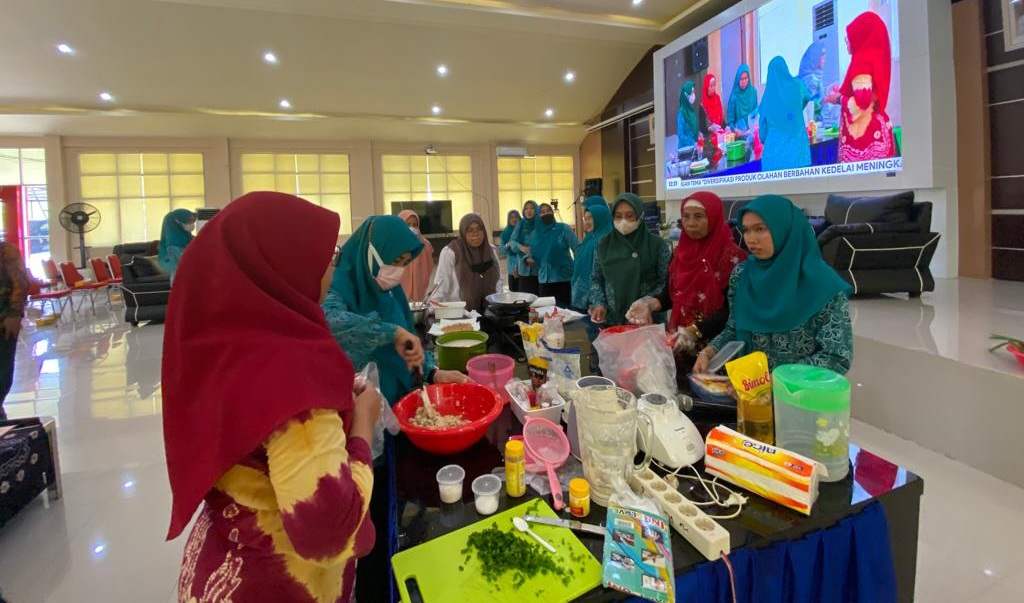 Kupas Peluang Usaha Produk Olahan Kedelai, Dispersip Kalsel Gandeng BRIN