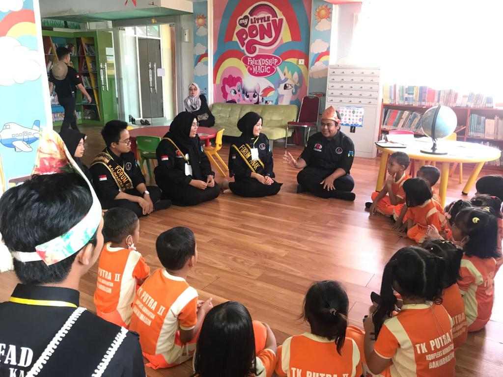 Kolaborasi FAD & Dispersip Kalsel Promosikan Minat Baca dan Mencegah Kekerasan Anak