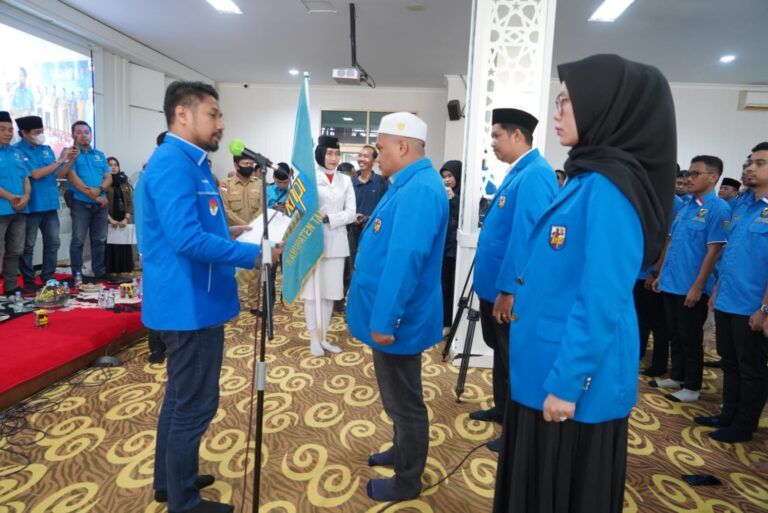 Bupati Zairullah Saksikan Pelantikan Ketua KNPI Tanah Bumbu