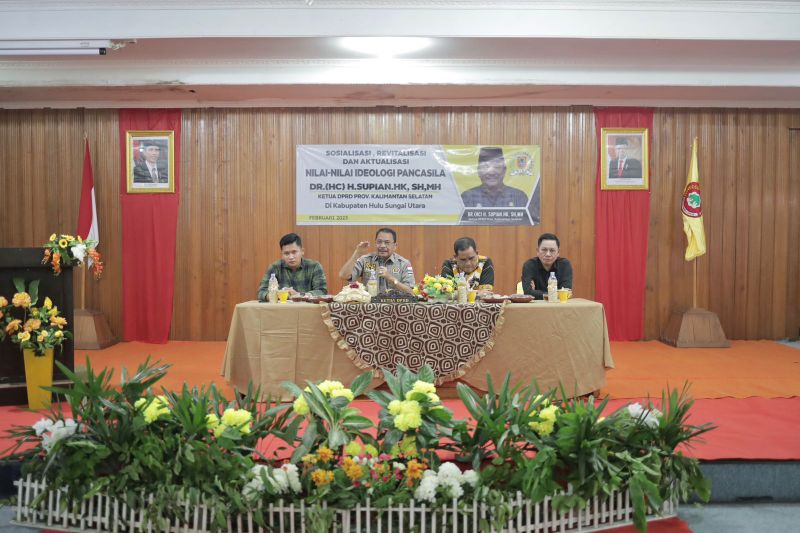 Ketua DPRD Kalsel Terus Tanamkan Nilai Pancasila di HSU