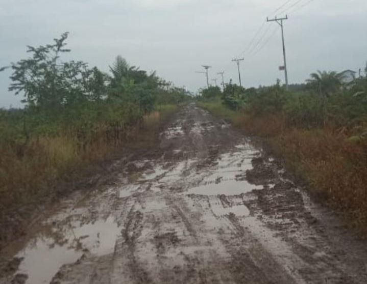 Jalan Padat Karya Tunai Desa Balukung Rusak Parah, Warga Harapkan Perhatian Pemerintah