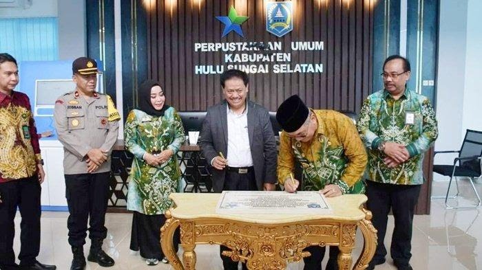 Gedung Baru Perpustakaan Kabupaten HSS Akhirnya Diresmikan