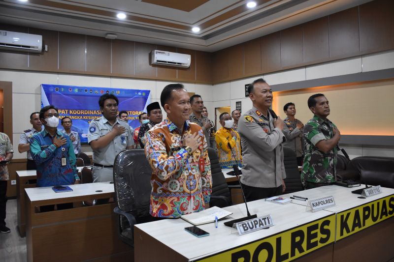 Sekda Kabupaten Kapuas Septedy Ikuti Rakor Lintas Sektoral Kesiapan Idul Fitri 1444 H / 2023