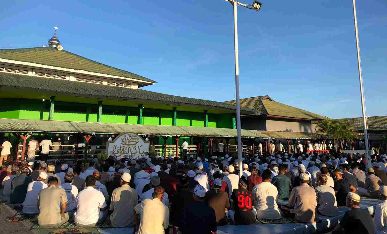 Khusyuk dan Penuh Khidmat, Salat Idulfitri 1444 H di Lapas Banjarmasin