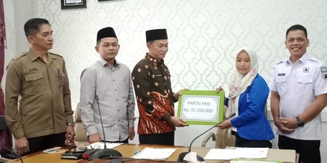 Delapan Parpol Terima Dana Hibah Pemkab Tanbu