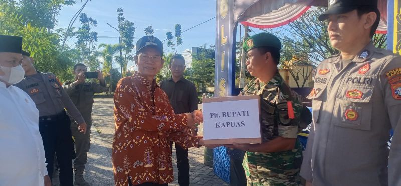 Tinjau Sejumlah Pos Pengamanan Lebaran Tahun 2023, Plt Bupati Kapuas: Apresiasi Seluruh Pihak Dukung Lancarnya Arus Mudik