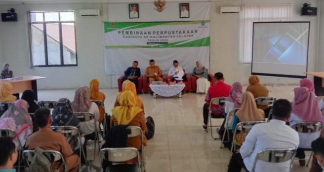 Dispersip Kalsel Dorong Peningkatan Akreditasi Petpustakaan di Kabupaten Banjar