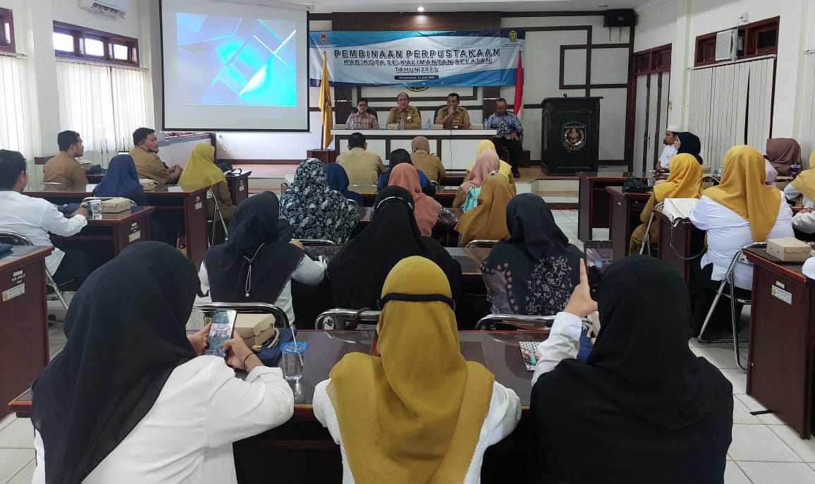 Lakukan Pembinaan, Dispersip Kalsel Dorong Peningkatan Kualitas SDM Perpustakaan di Banjarmasin