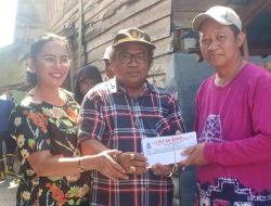 Enam Puluh Dua Jiwa Terdampak Kebakaran, Anggota Fraksi PDIP Saut Nathan Samosir Berikan Bantuan