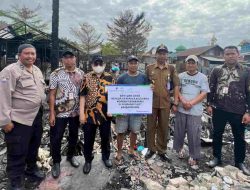 UPZ Bank Kalsel Bantu Korban Kebakaran Simpang Pilot Banjarmasin