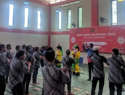 Rayakan Hari Anak Nasional 2023, Pusling Palnam Hadirkan Kegembiran di LPKA Kelas I Martapura