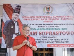 Tingkatkan Kualitas Lingkungan, Imam Sosialisasikan Perda Gerakan Revolusi Hijau