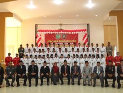 Pengukuhan Anggota Paskibra Kabupaten Pulang Pisau Tahun 2023
