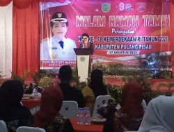 Malam Ramah Tamah Peringatan HUT ke-78 Kemerdekaan RI di Pulang Pisau