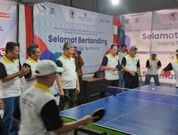 Didukung Bank Kalsel, Turnamen Tenis Meja Pressroom DPRD Kalsel