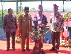 Paman Birin Dampingi Ketua MA Resmikan Musala dan Lapangan Tenis Pengadilan Tinggi Banjarmasin