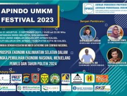 UMKM Festival 2023 Siap Digelar DPP Apindo Kalsel di Banjarmasin