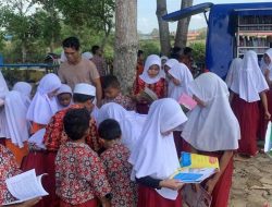 Disambut Antusias, Pusling Palnam Sasar SDN Anjir Pasar Kota II