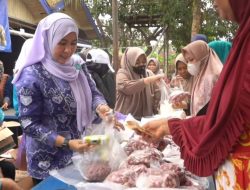 Kendalikan Inflasi, DKUKMPP Kabupaten Balangan Lakukan Pasar Murah