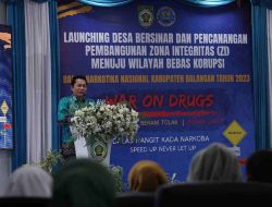 Bupati Balangan Lauching 2 Desa Bersih Narkoba
