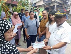 Tersisa Rangka, Saut Nathan Samosir, Erlina Sipayung, dan Yulita Yessi Bantu Korban Kebakaran Gang Famili