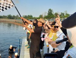 Paman Birin Buka Sport Banua Tourism Triathlon Challenge 2023 di Kebun Raya Banua