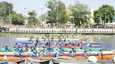 Pelestarian Budaya Lokal dan Jaring Bibit Atlet, Pemkot Banjarmasin Gelar Lomba Jukung