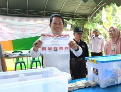 Bupati Balangan Monitoring Pemilihan Kepala Desa Layap