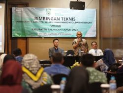 Tingkatkan Kapasitas UMKM Balangan, DKUKMPP Lakukan Bimtek