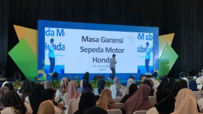 Trio Motor Honda Sosialisasikan Garansi Rangka 5 Tahun di PKU Akbar PT PNM Banjarmasin