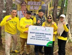 Dukung Revolusi Hijau, Bank Kalsel Bantu Fasilitas Wisata di Bukit Batu