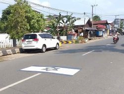 Gambar Bendera Israel di Jalan Umum Kampung Arab HST Resahkan Masyarakat