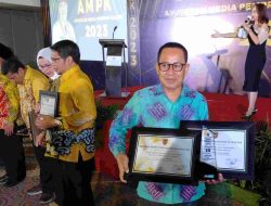 Dispersip Kalsel Terima Penghargaan Peringkat 1 pada Anugerah Media Provinsi Kalsel 2023
