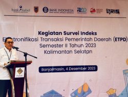 Survey Indeks ETPD Semester II 2023, Bank Kalsel Komitmen Sukseskan ETPD di Kalsel