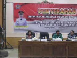 Penyerahan DIPA 2024 dan Daftar Alokasi TKD Kabupaten Pulang Pisau