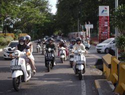 Coba Performa Fazzio, Media dan Komunitas Yamaha Maxi Jalani Rute Menantang ke Bukit Murung Batu Laba