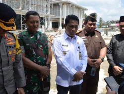 Bersama Forkopimda Bupati Balangan Pantau Progres Pembangunan Infrastruktur di Paringin