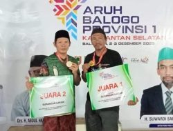 Sukses Gelar ARBALPROV I Kalsel, Gabungan Olahraga Balogo Balangan Berhasil Menjadi Juara Umum