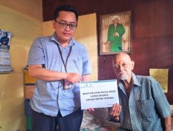 UPZ Bank Kalsel Bantu Biaya Hidup Yusran, Seorang Lansia Dhuafa