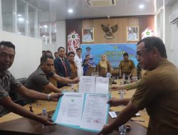 Pj Bupati Pulang Pisau Pimpin Kick Off Penandatanganan Kontrak PBJ Pemerintah