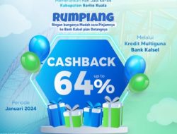 Meriahkan Harjad ke 64 Kabupaten Batola, Bank Kalsel Tawarakan Program Kredit Bunga Ringan