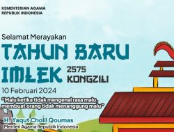 Tahun Baru Imlek 2575 Khongzili, Menag RI: Songsong Kehidupan yang Lebih Baik
