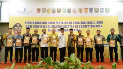 Paman Birin Serahkan Dana Bagi Hasil Rp543 Miliar, Dimanfaatkan untuk Pembangunan ke Masyarakat