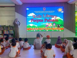 Anak Didik TK Insan Kamil Antusias Kunjungi Perpustakaan Palnam