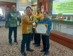 Pemkab Tanbu Berhasil Meraih Penghargaan Terbaik I Capaian Output DAK Fisik