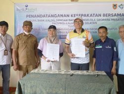 Bank Kalsel Teken Kesepakatan Bersama Badan Pengelola Geopark Meratus